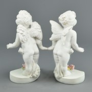 Engel und Elfe im Rosengarten 16cm